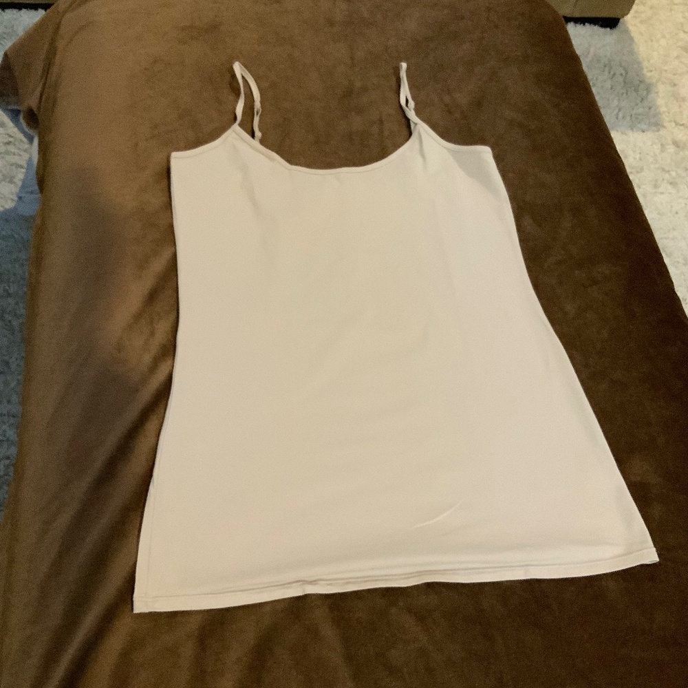 Old Navy tan M First Layer Cami Dainty Balletcore Minimalist Layering Piece